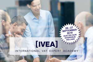 Register now for the VAT Expert Academy in Holland
