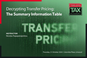 Decrypting Transfer Pricing: The Summary Information Table